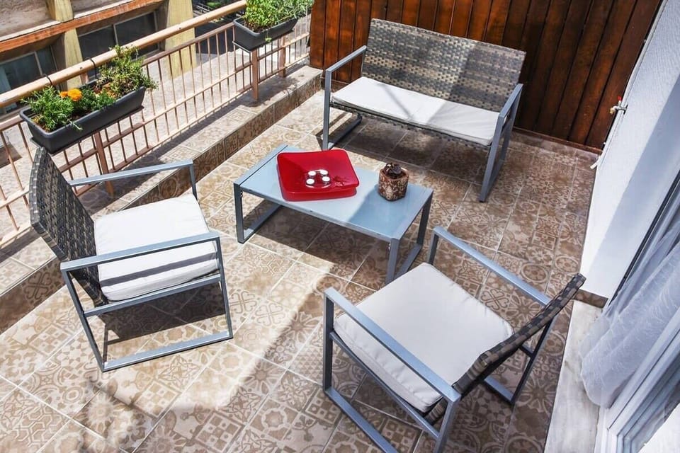 Balcony of the apartment