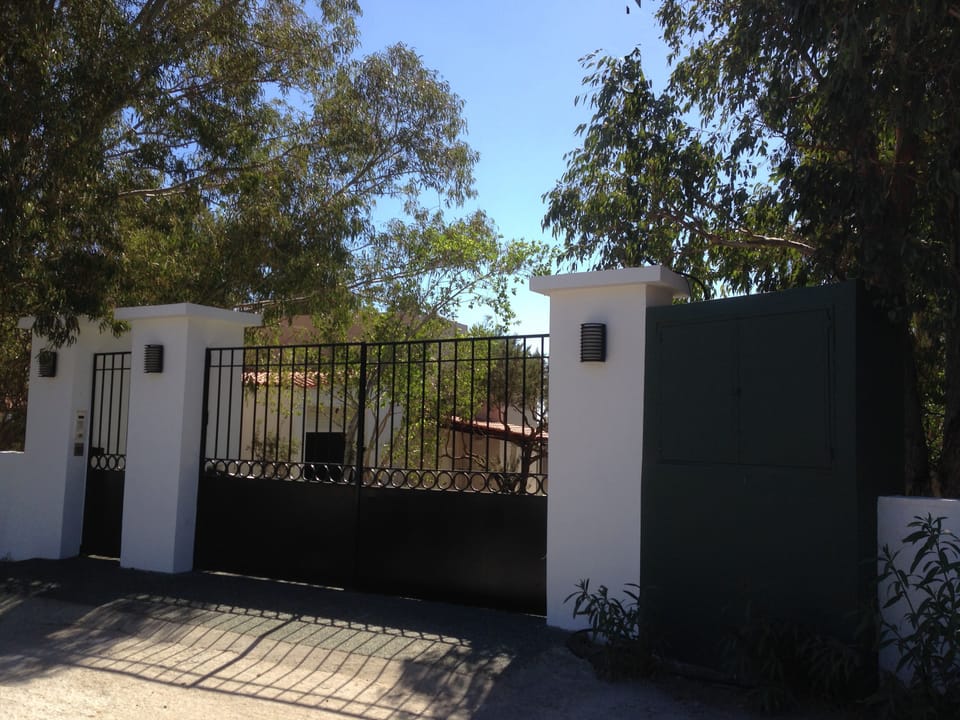 Entrance of the villa.