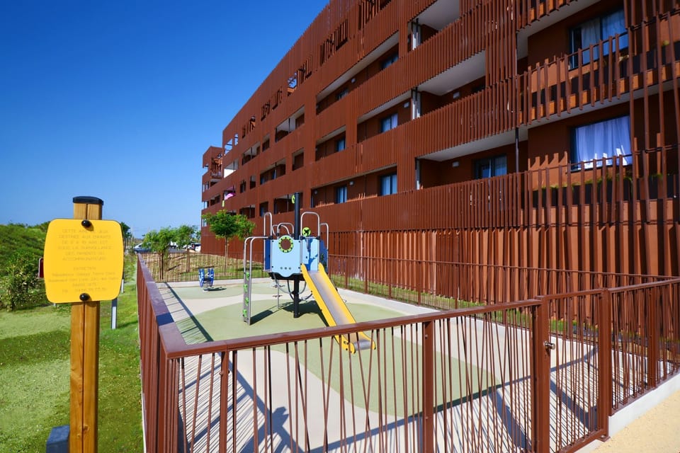 The kids will love the playground!