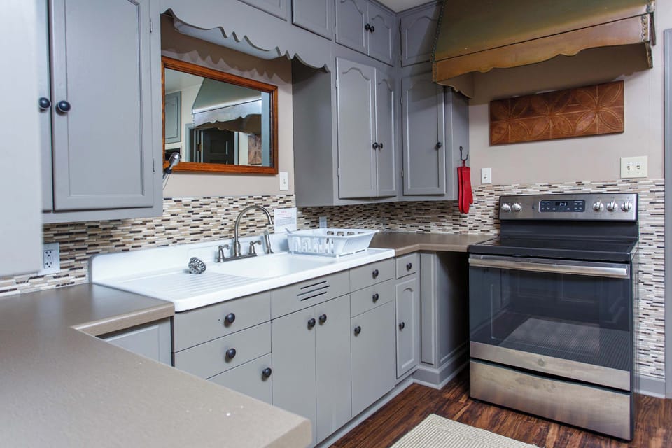 Kitchen with modern appliances