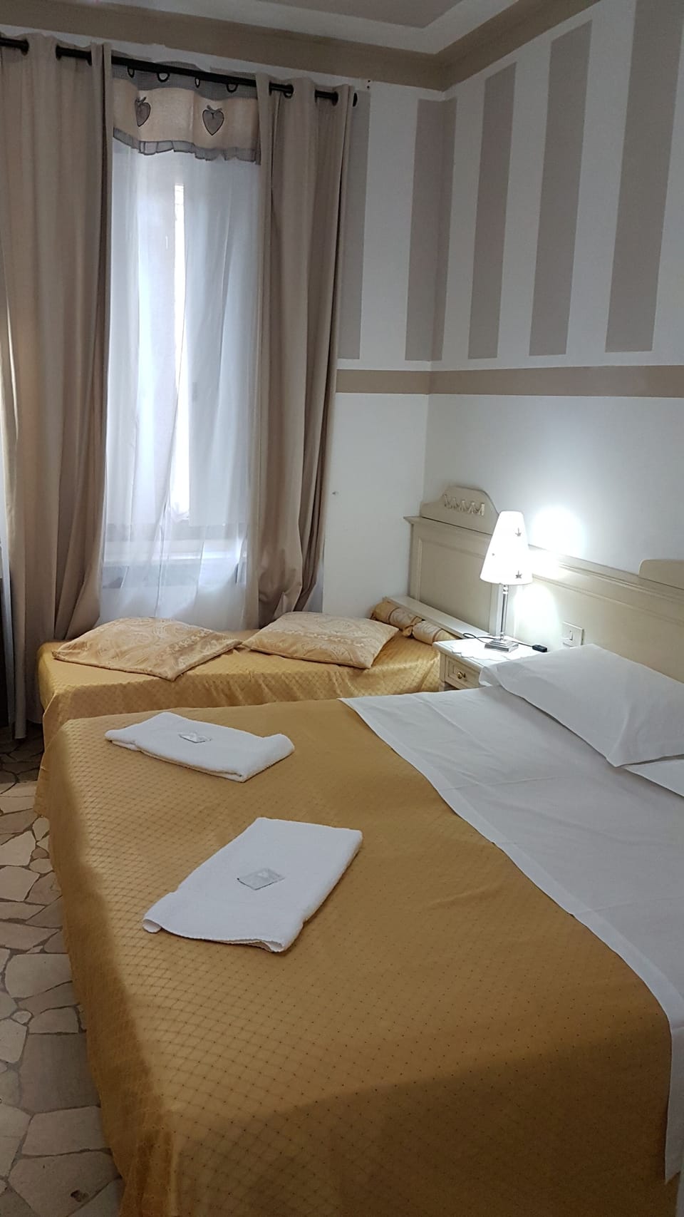 Triple Room, Shared Bathroom | Down comforters, desk, blackout drapes, soundproofing