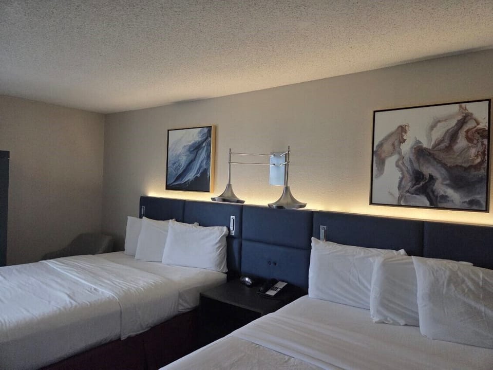 Room, 2 Queen Beds | Premium bedding, desk, laptop workspace, blackout drapes