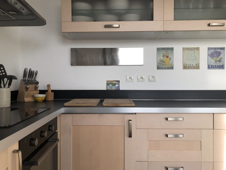 Modern fully equipped kitchen