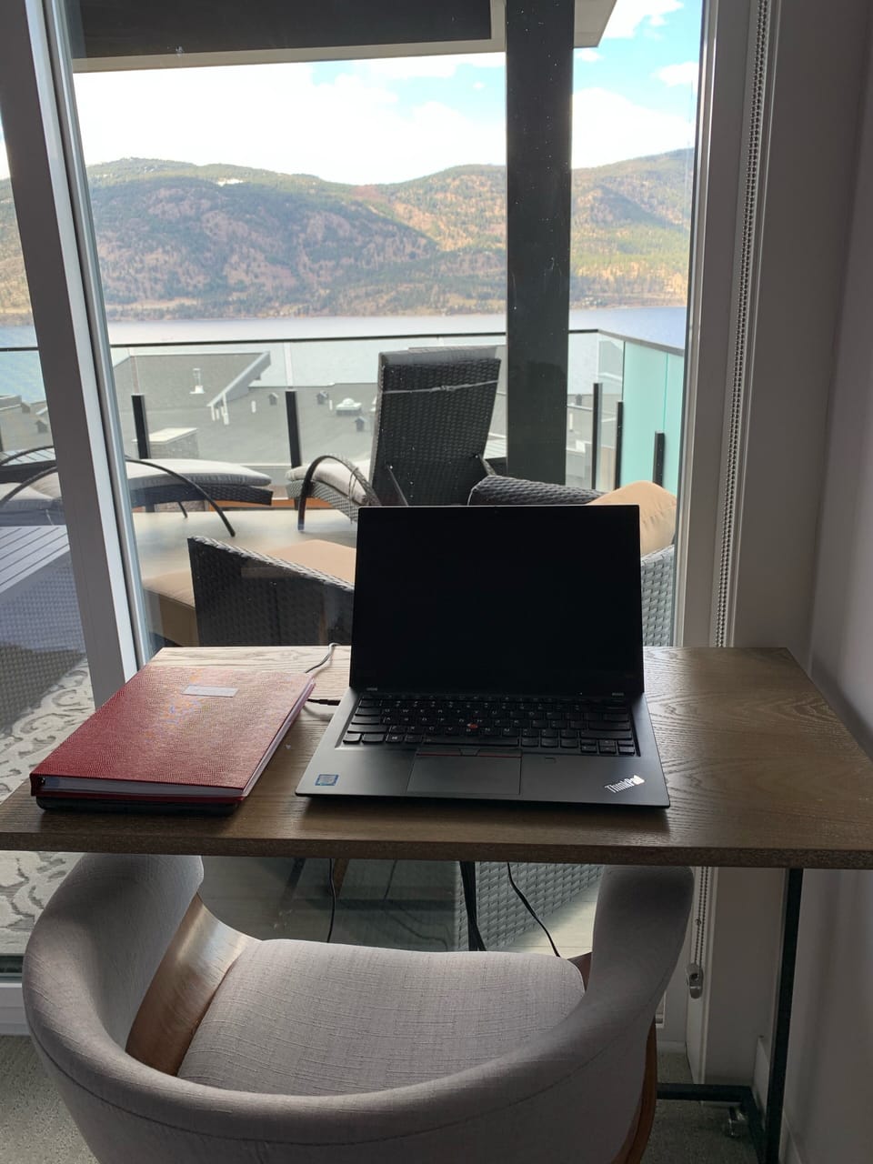 Work space with incredible view
