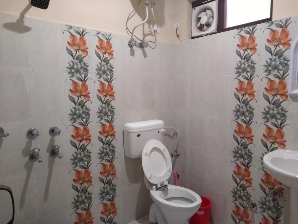 Shower, free toiletries, towels