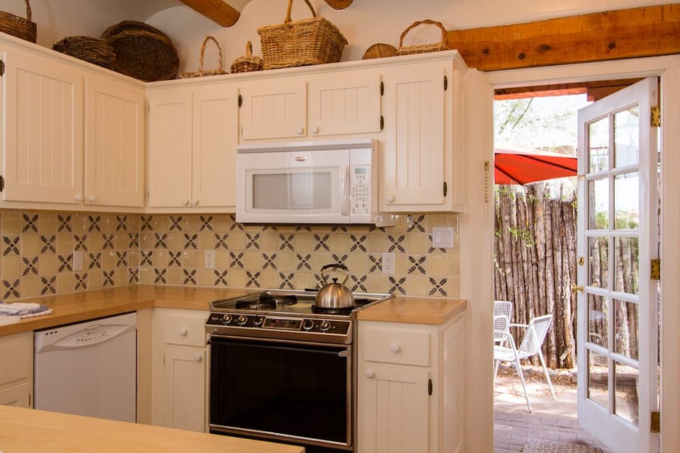 Kitchen and outdoor patio