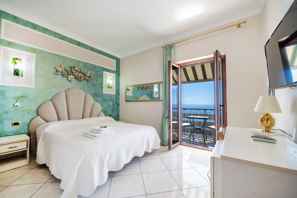 Superior Double Room, Sea View | Premium bedding, down comforters, memory foam beds, minibar