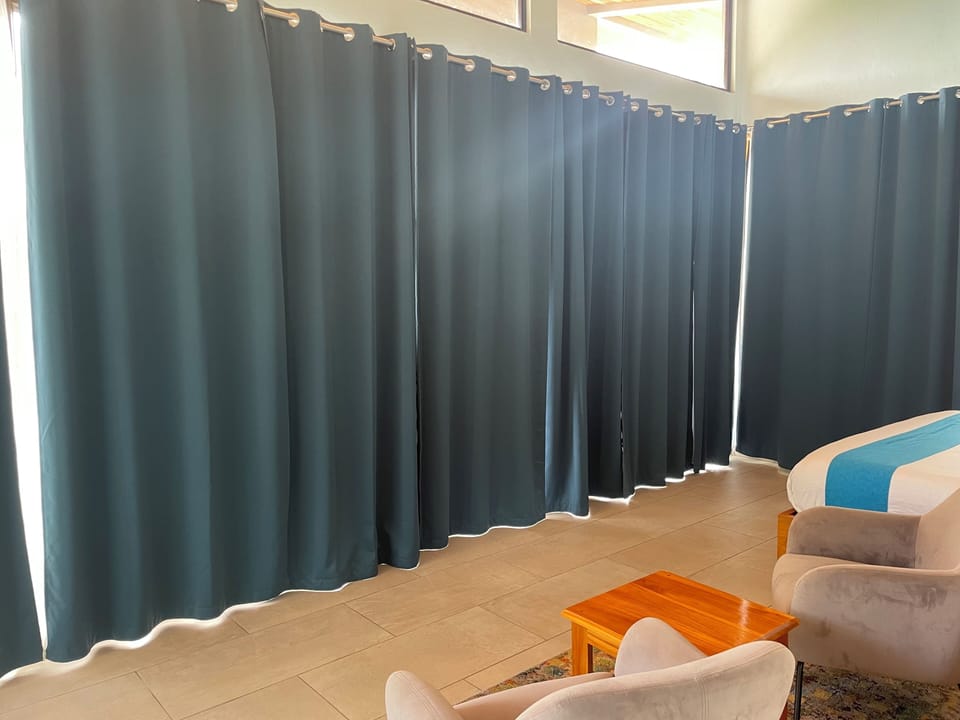 We have added blackout drapes in all bedrooms for those that like to sleep in!