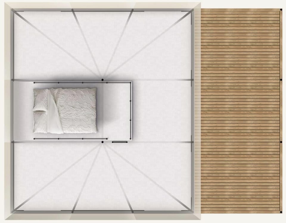 Exclusive Tent, 2 Bedrooms (Glamping) | Floor plan