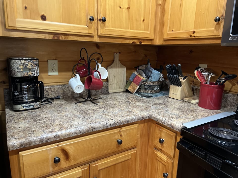 Regular coffee maker and coffee packets for full pot (limited quantities) 