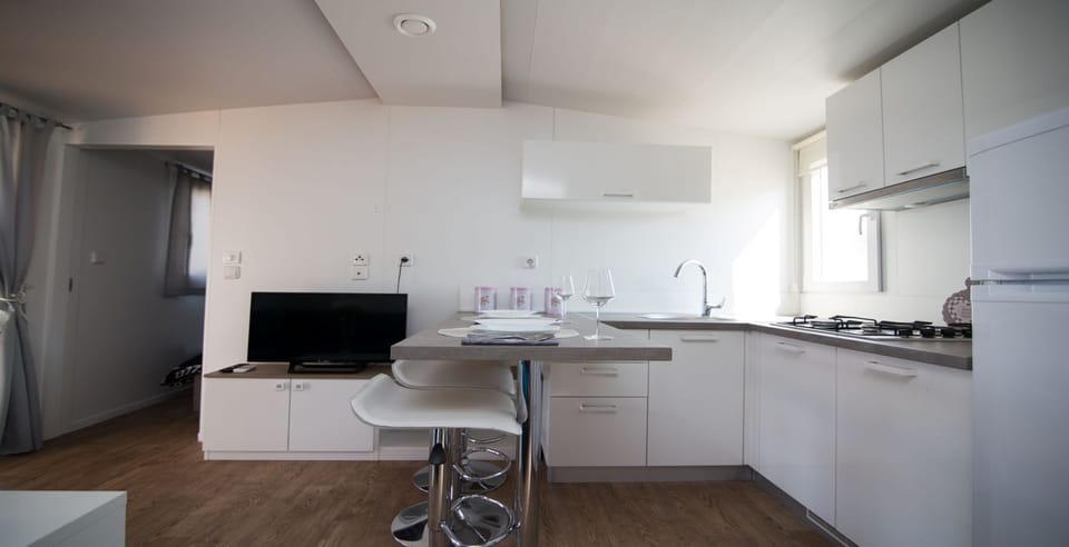 Private kitchen | Fridge, stovetop, cookware/dishes/utensils, freezer