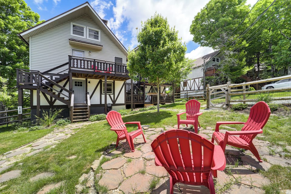 Home Exterior | Furnished Backyard | Fire Pit
