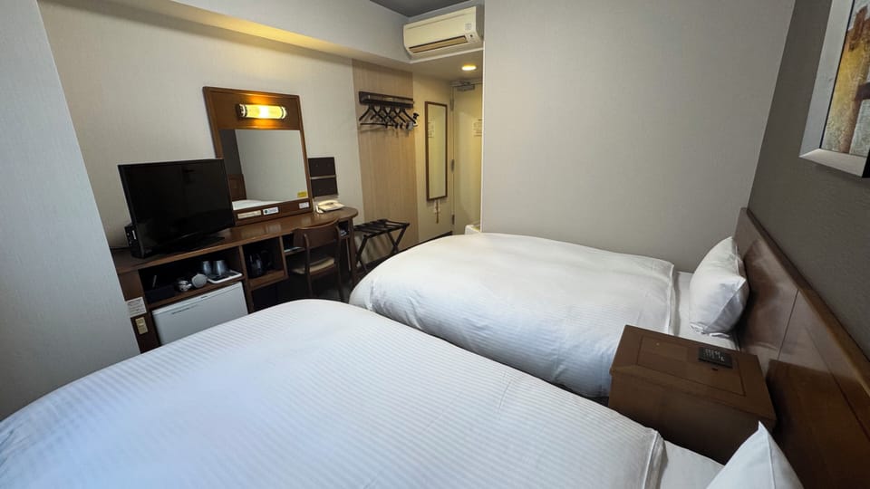 Desk, WiFi (free), bed sheets