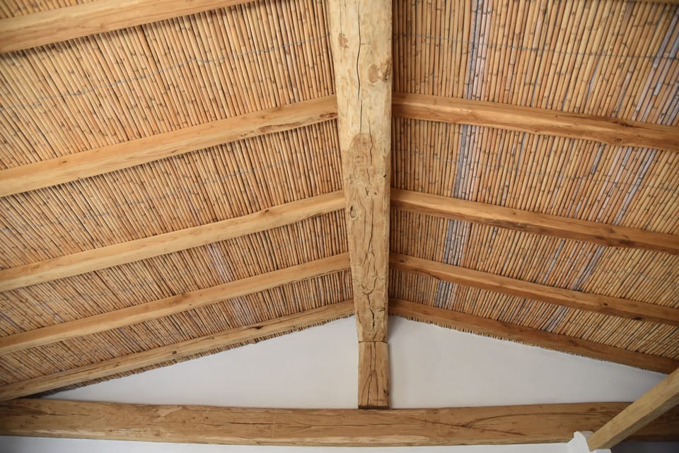 The Bamboo and Chestnut Wood Ceilings 
