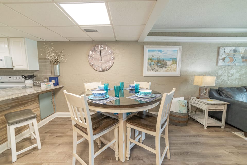 Seating at the dining room table for 4
