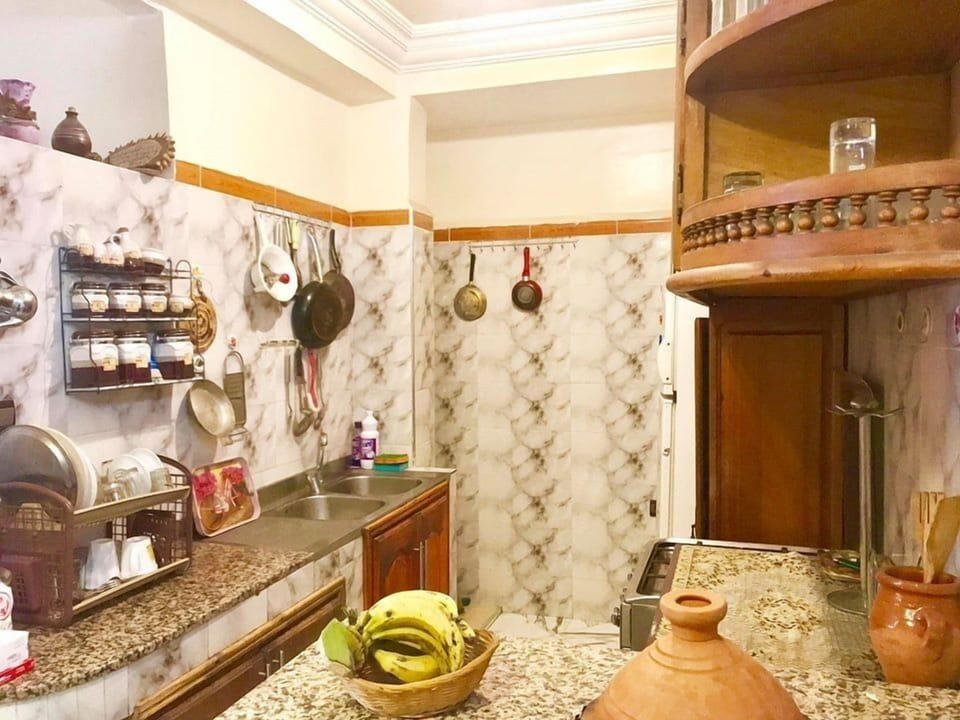Apartment, 1 Bedroom | Private kitchen | Full-size fridge, stovetop, cookware/dishes/utensils