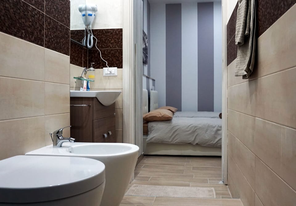 Business Double or Twin Room, 2 Twin Beds, Non Smoking | Bathroom | Shower, hair dryer, bathrobes, slippers