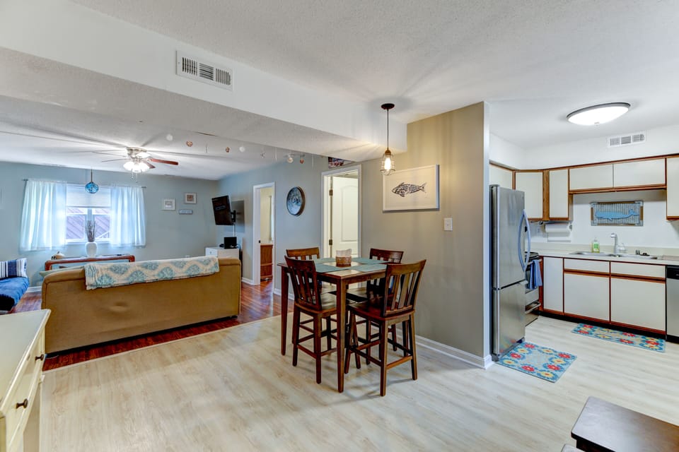 Comfortable dining area