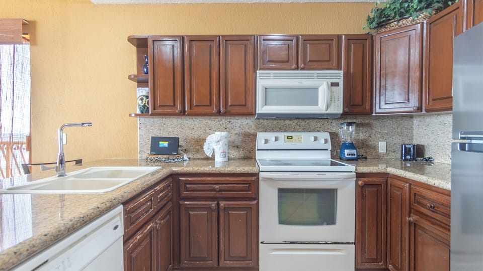 The kitchen.
