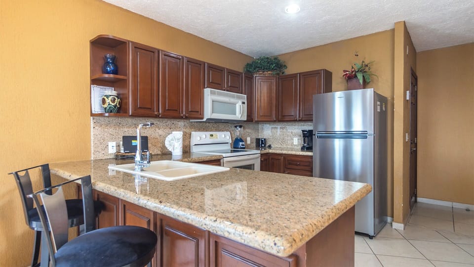 The kitchen.