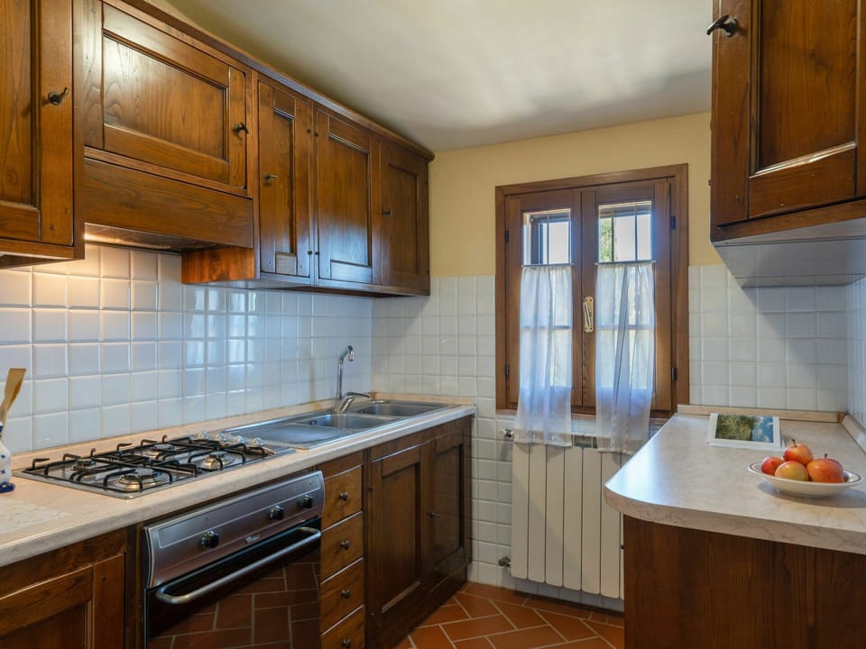 Cabinetry, Countertop, Property, Building, Blue, Sink, Interior Design, Kitchen Sink, Kitchen Stove, Wood