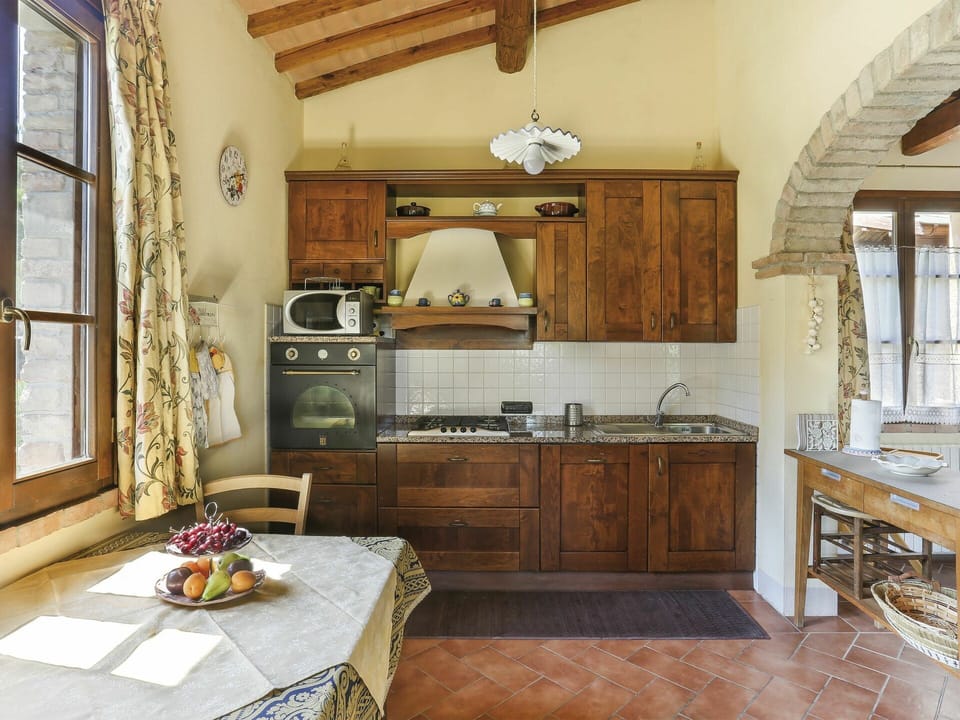Cabinetry, Furniture, Countertop, Window, Sink, Wood, Drawer, Kitchen, Interior Design, Houseplant