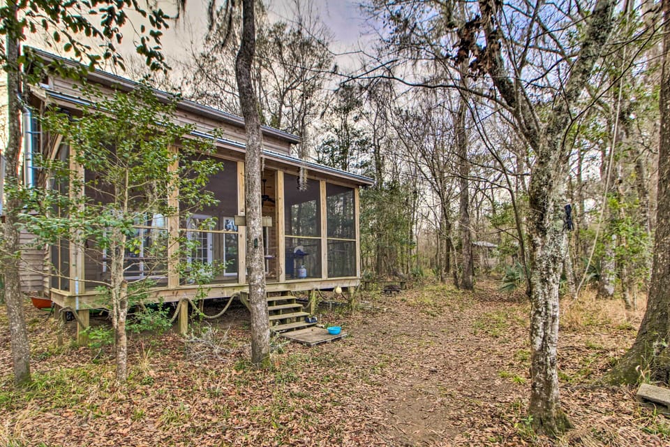 Exterior | Screened Porch | Pet Friendly w/ Fee