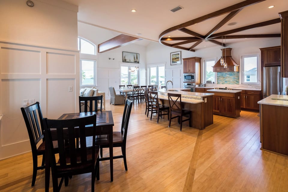 3rd FL Game Table, Kitchen, Dining, Living
