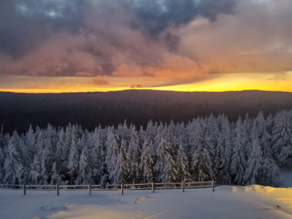 View of sunrise from master bedroom!