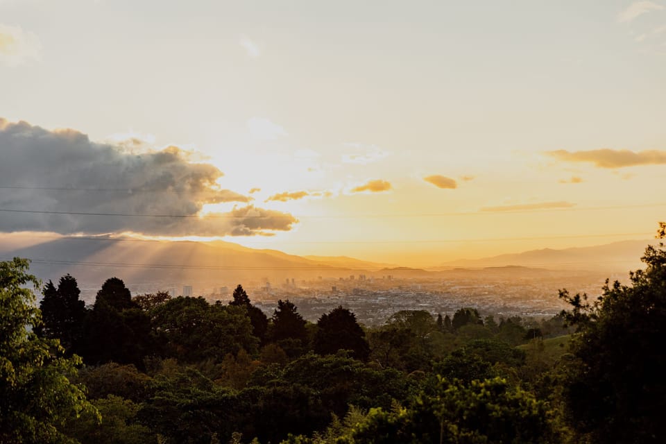 View of San Jose from the house