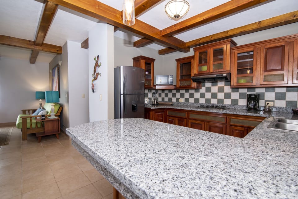Villa, 2 Bedrooms,  One Queen Size Bed. | Private kitchen | Fridge, microwave, stovetop, coffee/tea maker