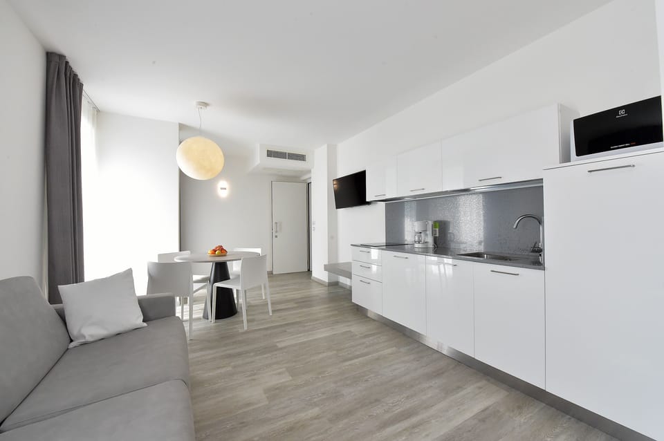 Premium Apartment, 1 Queen Bed with Sofa bed, Mountain View | Private kitchen | Oven
