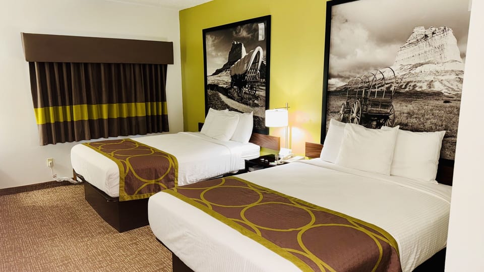 Room, 2 Queen Beds, Non Smoking | Desk, free WiFi, bed sheets