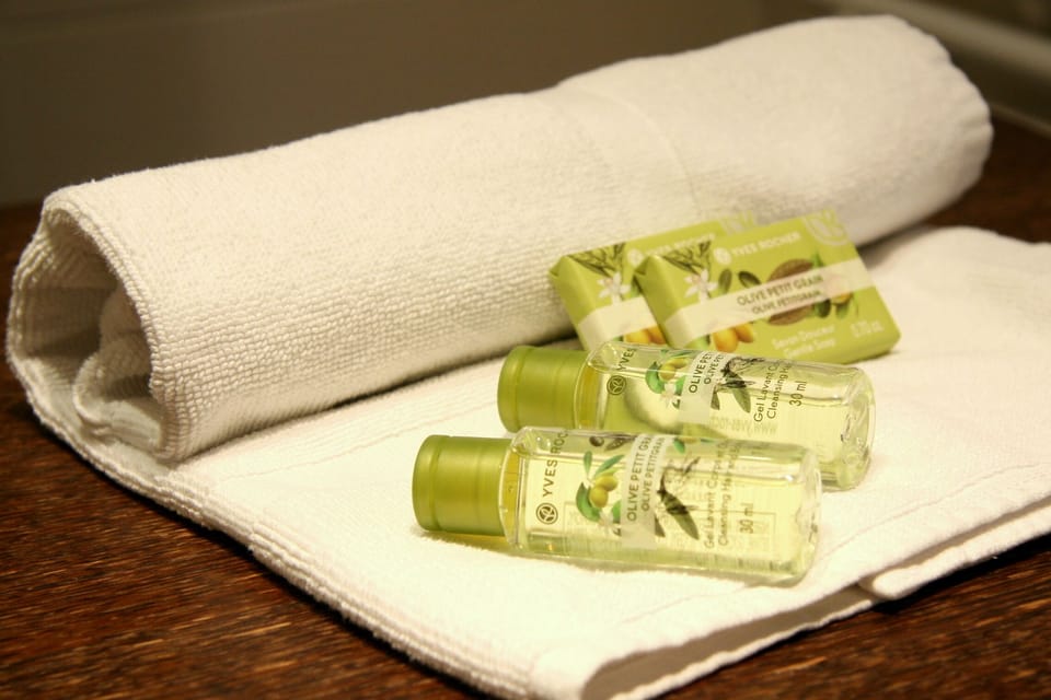 Superior Double Room | Bathroom | Free toiletries, hair dryer, towels, soap