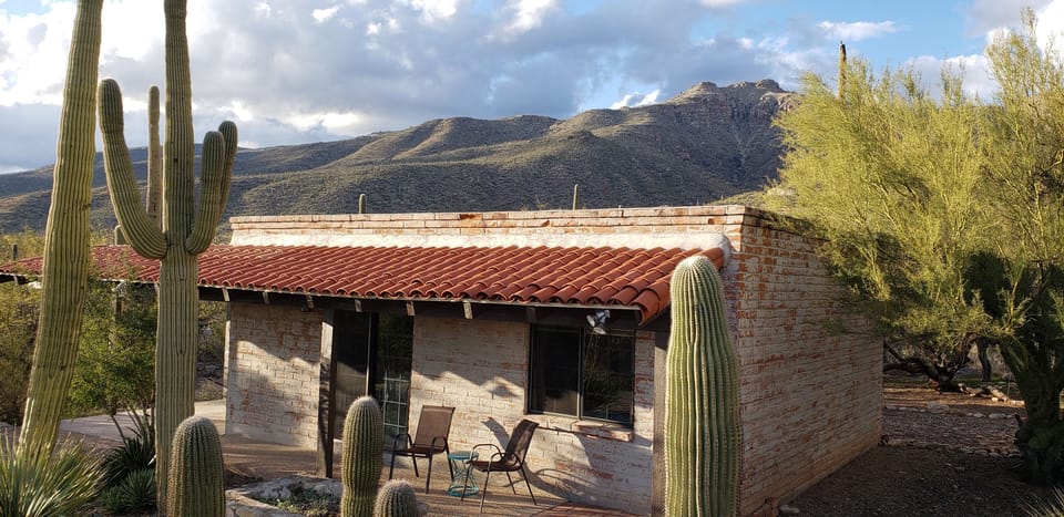 Mountains behind casita
