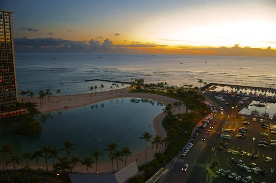 Waikiki Beach at sunset