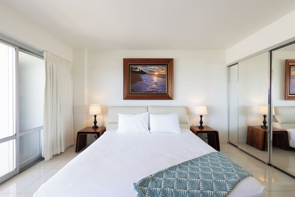 Ample closet space for extended stays