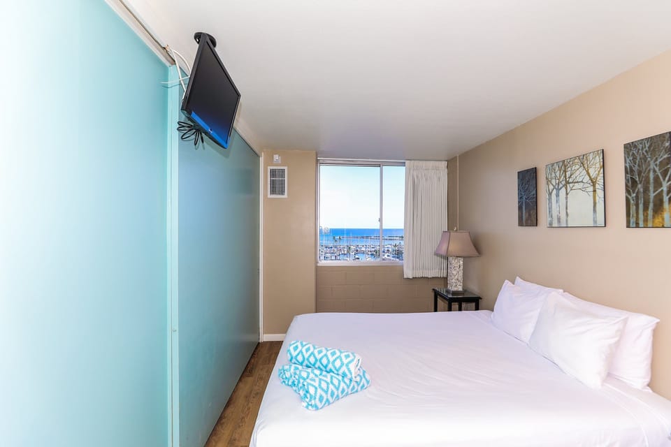 We provide beach towels for your use while hitting the surf!