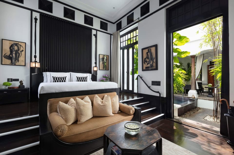 Riverside Pool Villa | Premium bedding, minibar (some free items), in-room safe, desk