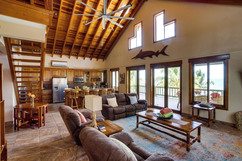 Great Room and stairs to loft