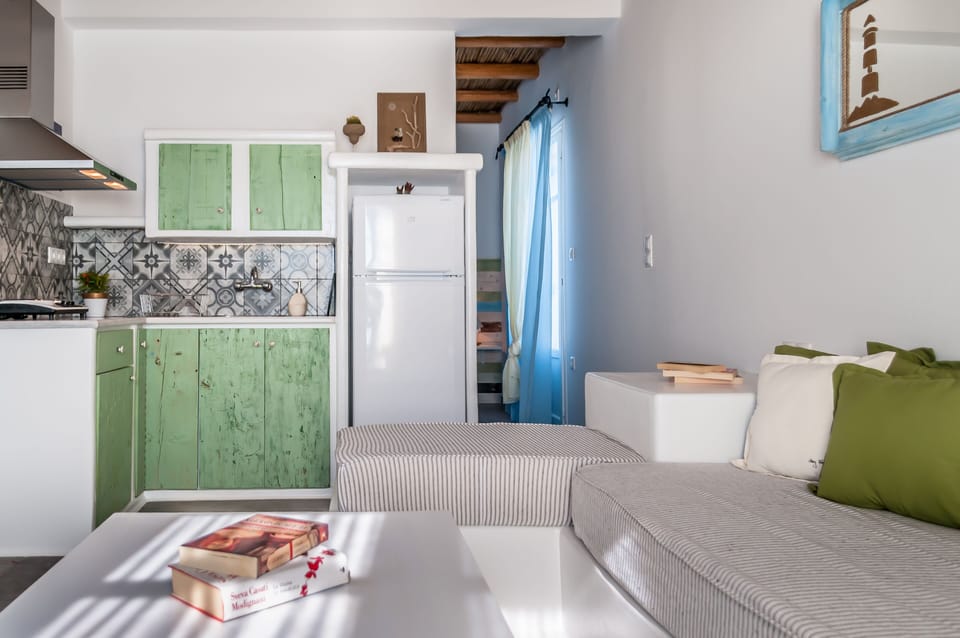 Junior Suite, Sea View | Living room | LCD TV