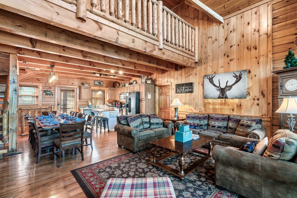 Spacious Living & Dining areas on main level