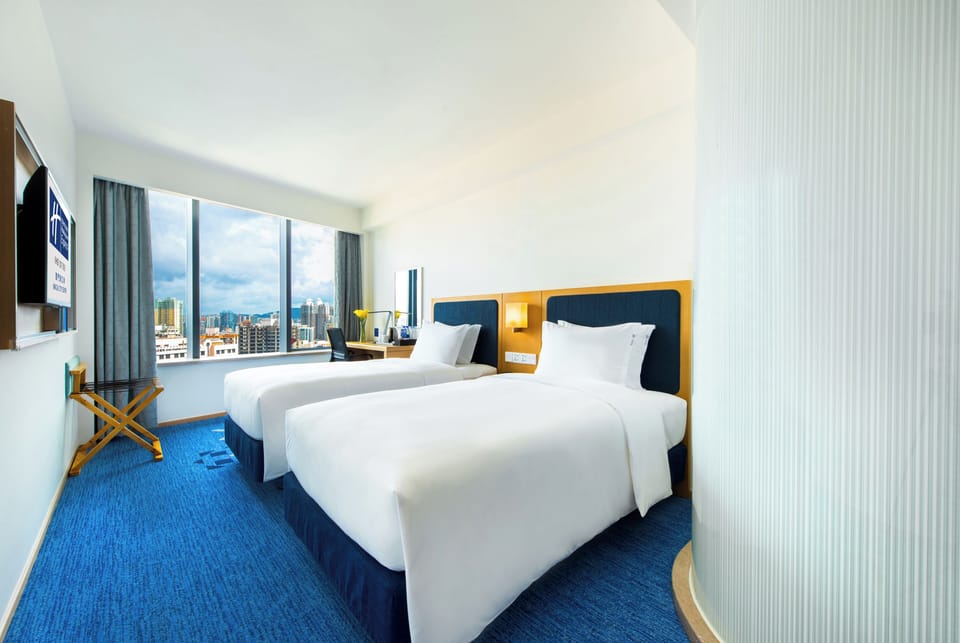 Standard Room, 2 Twin Beds | In-room safe, desk, blackout drapes, iron/ironing board (on request)