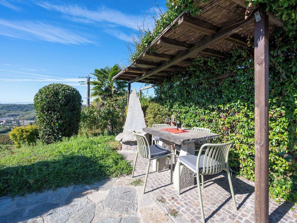 Shrub, Garden, Outdoor Furniture, Shade, Outdoor Table, Landscaping, Chair, Eco Hotel, Backyard, Houseplant