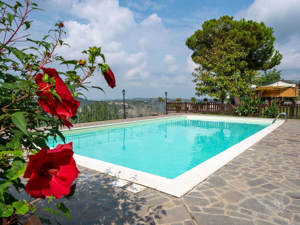 Water, Cloud, Flower, Sky, Plant, Property, Swimming Pool, Azure, Tree, Chair