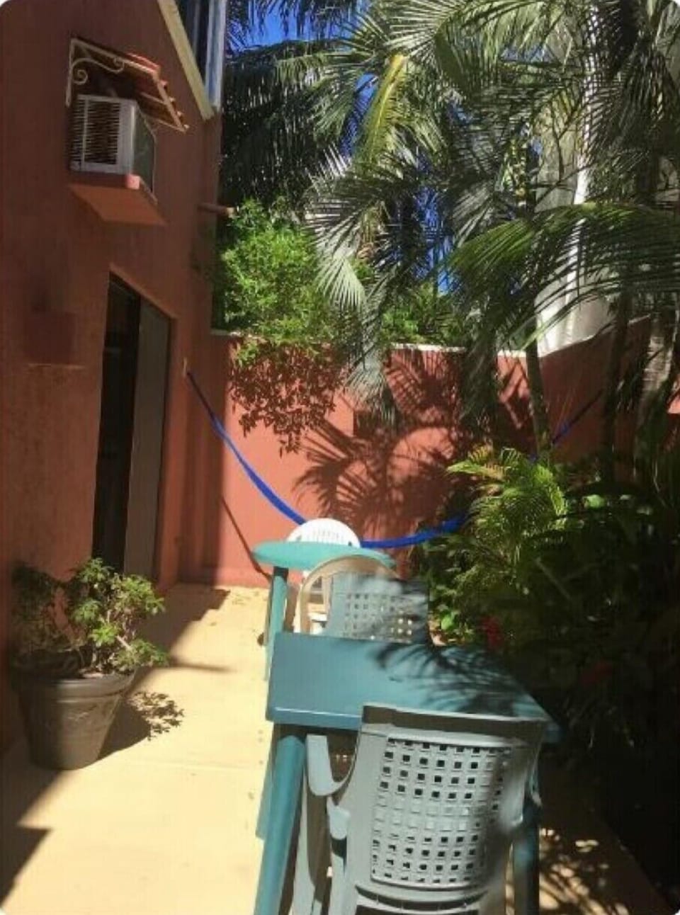 Garden patio area