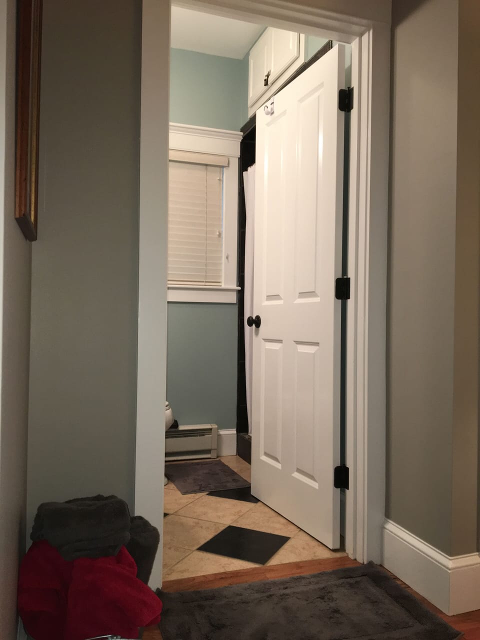 Entry to master bathroom