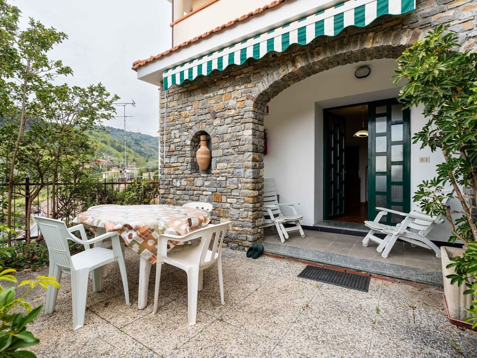 Balcony, Outdoor Furniture, Houseplant, Chair, Villa, Outdoor Table, Flowerpot, Porch