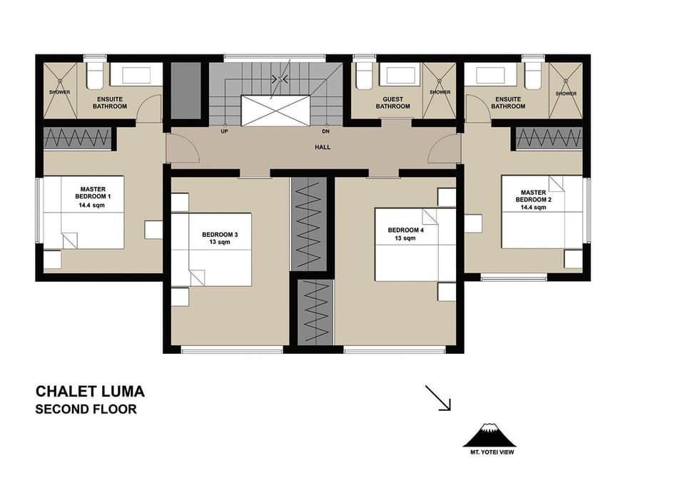 Chalet, 1 Bedroom | Floor plan
