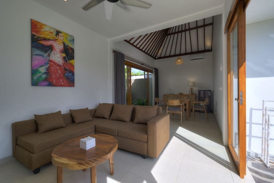 Exclusive Villa, 1 Bedroom, Private Pool | Living area | 43-inch Smart TV with digital channels, TV, Netflix